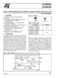 Datasheet UC2842AN manufacturer STMicroelectronics